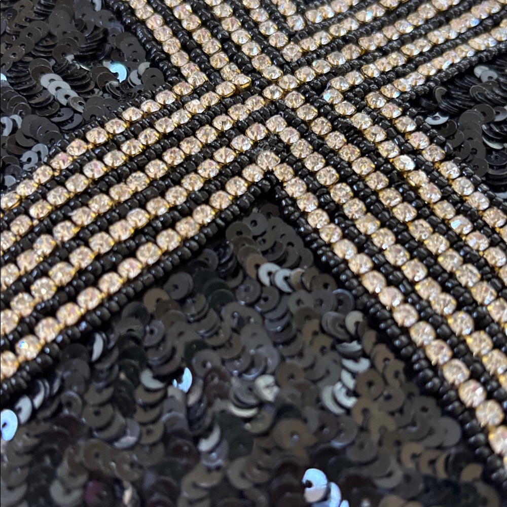 Iconic by UV Vintage Hand Beaded Flapper Purse NWT - Picture 5 of 9